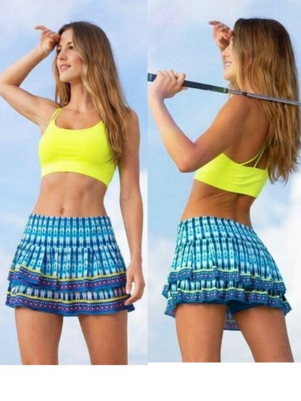 Nwt Lucky In Love Tennis Skirt Skort Shorts S Small